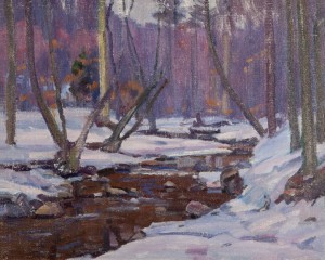 Winter, 1990, oil on canvas, 80x100