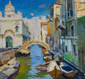 'Venice Corner', 1964, oil on canvas, 70x65 