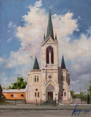 Руфф Г. Лютеранська церква. Луцьк., 2015, п. о., 50х40