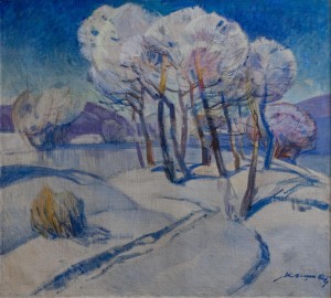 'Frost', 1973, 110x100 