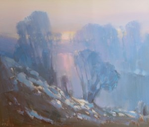 Frosty mist, 2016, oil on canvas 45