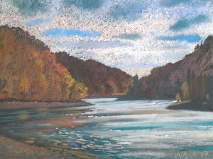 Autumn Melody, 1999, oil on canvas, 54x44