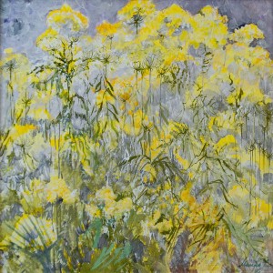 ’Abandoned Flowers’, 2009, acrylic on canvas 