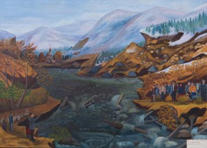 V. Oros. Disaster, oil on canvas