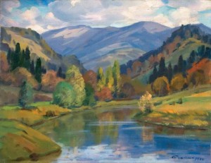 The Beginning Of Autumn, oil on canvas,  70х90
