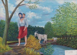 V. Oros. Uzhhorod. Mothers and Children, oil on canvas