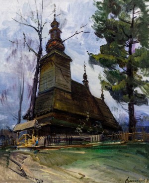 V. Svaliavchyk. Holy Spirit Church in Kolochava village, 2013 