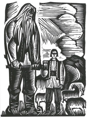 Illustrations for the novel by R. Fedoriv "Jug of wine"