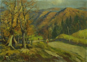 Autumn Landscape, oil on canvas, 50x70