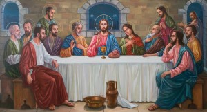 The Last Supper, 2016, oil on canvas, 100x180