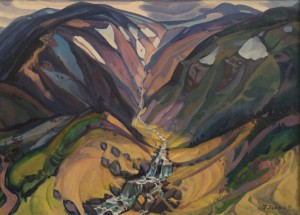 I. Ilko ’Chornohora’, 1980, oil on canvas, 110x150
