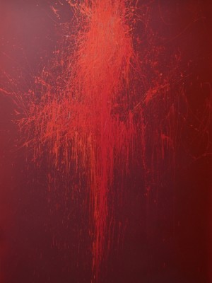 Red Firebird 2016 oil on canvas 200x150.