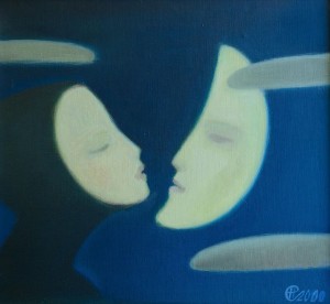 N. Sima-Pavlyshyn "Two", 2000, oil on canvas