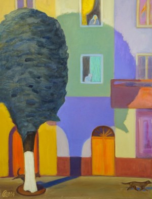 N. Sima-Pavlyshyn "Life is Opposite", 2004, oil on canvas