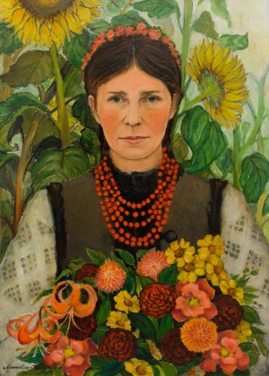 V. Manailo-Prykhodko Portrait Of Kateryna Bilokur', 2016 