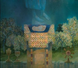 N. Ponomarenko 'Lipovetsk Gardens II', 2010, oil on canvas, 70x80