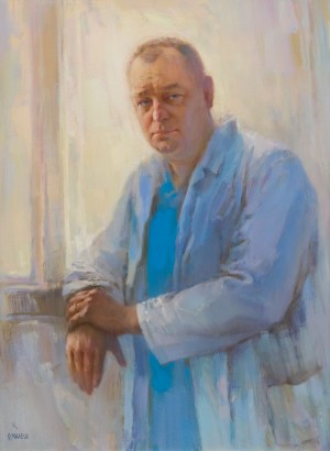 A Surgeon S. Chobei, 2016, oil on canvas