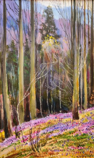 I. Shutiev "Awakening", oil on canvas, 65x40