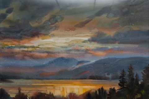 Album of watercolours of Transcarpathian artists