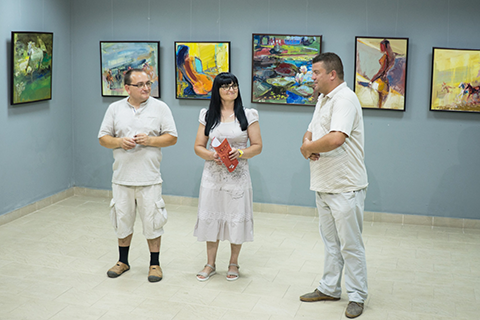 SERHII HALAI PRESENТED HIS PERSONAL EXHIBITION IN VYNOGRADIV