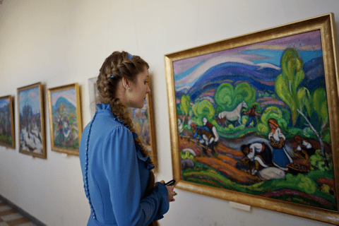 An exposition of works by the People's Artist of Ukraine Ernest Kontratovych